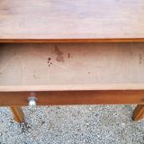 Walnut art deco writing table