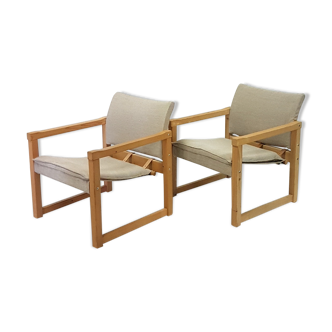 Set of 2 "Diana" safari chairs by Karin Mobring for IKEA, Sweden 1970s
