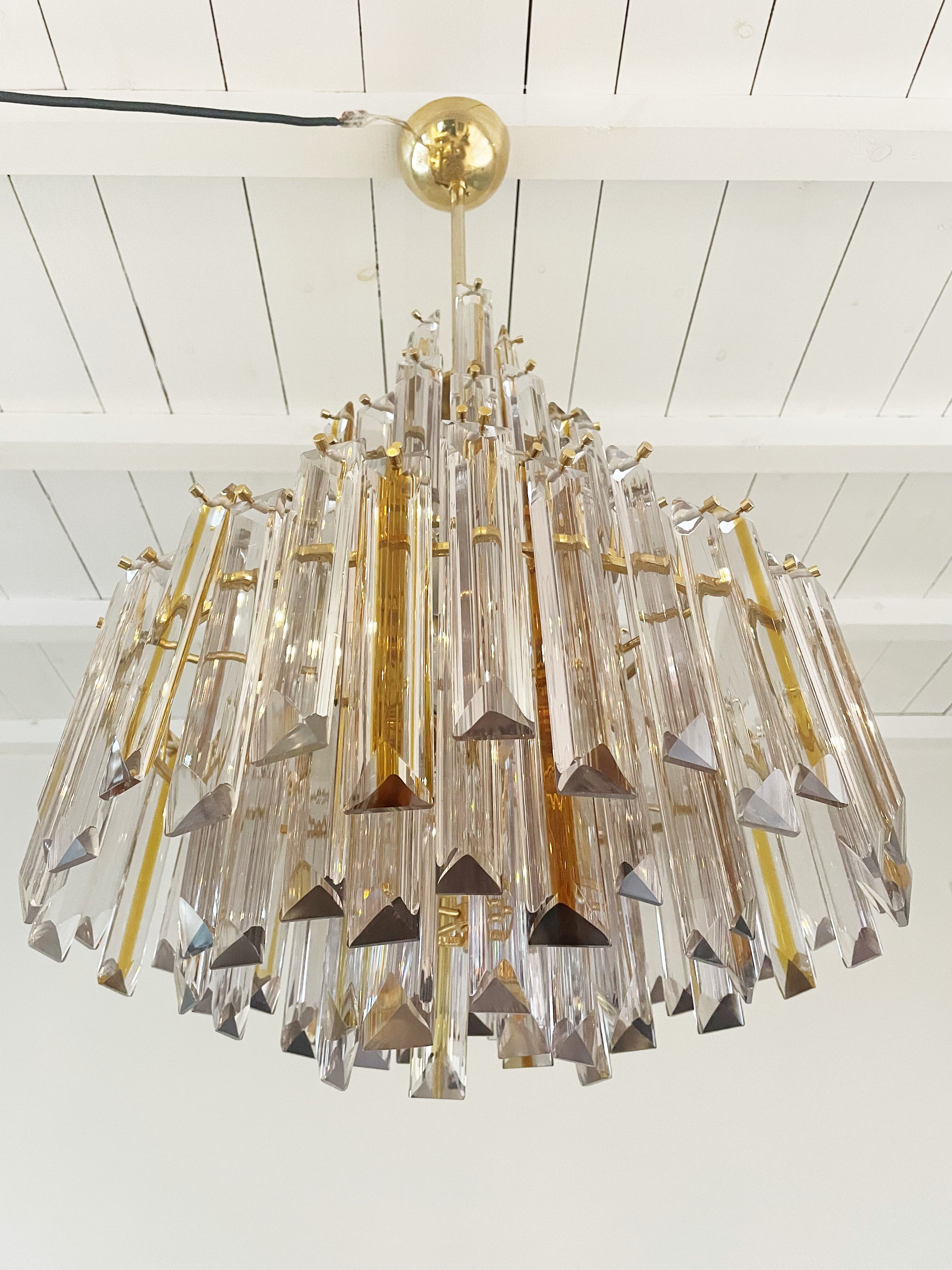 Vintage Paolo Venini chandelier, 1970s
