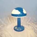 Mushroom lamp, Skojig blue cloud, design Henrik Preutz for Ikea, 1990