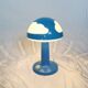 Mushroom lamp, Skojig blue cloud, design Henrik Preutz for Ikea, 1990