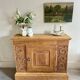 Antique carved oak sideboard