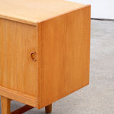 Vintage Scandinavian sideboard in blond oak 1960