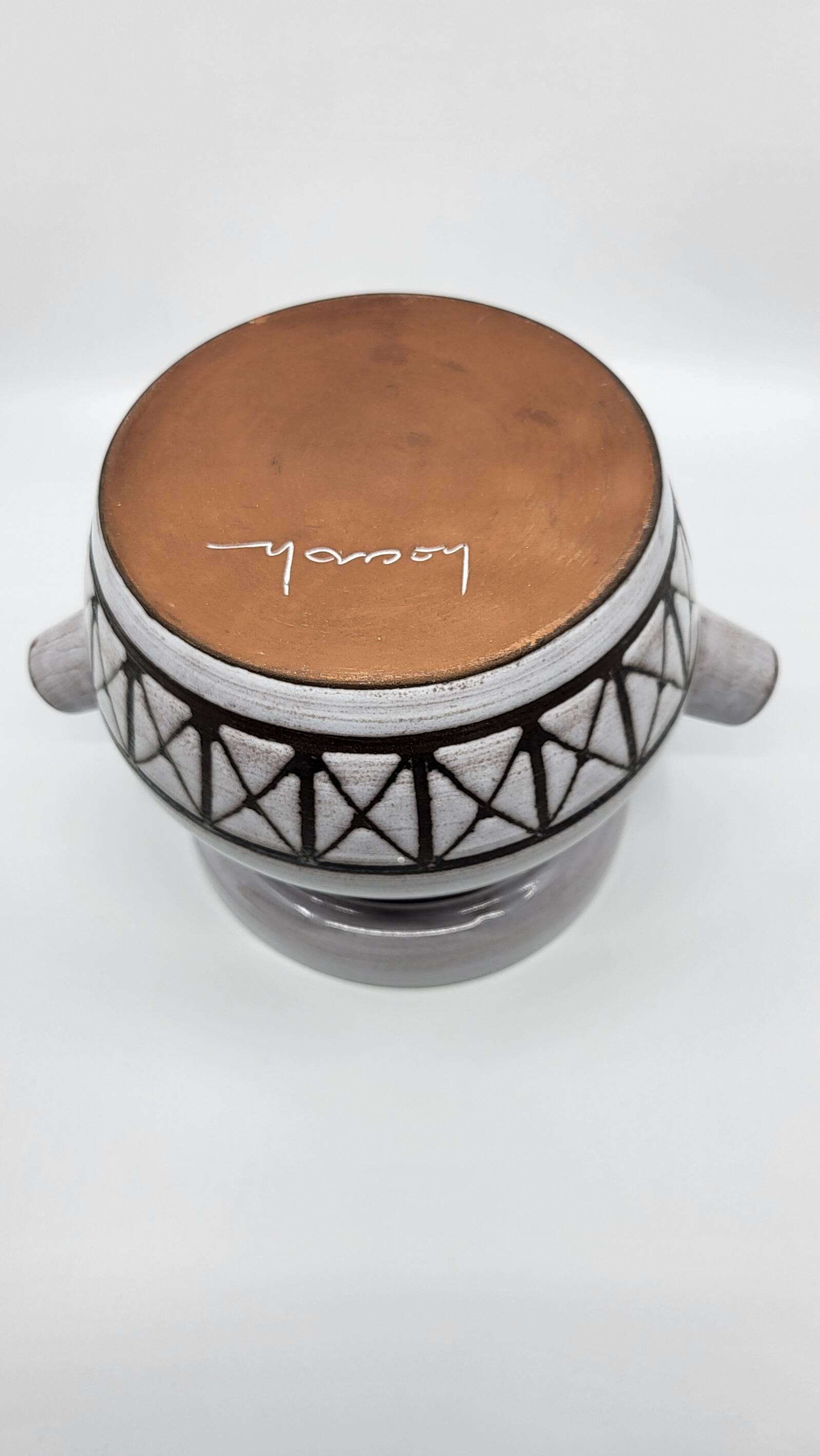 Soupière Emille Masson en Grès émaillé France Design 1950