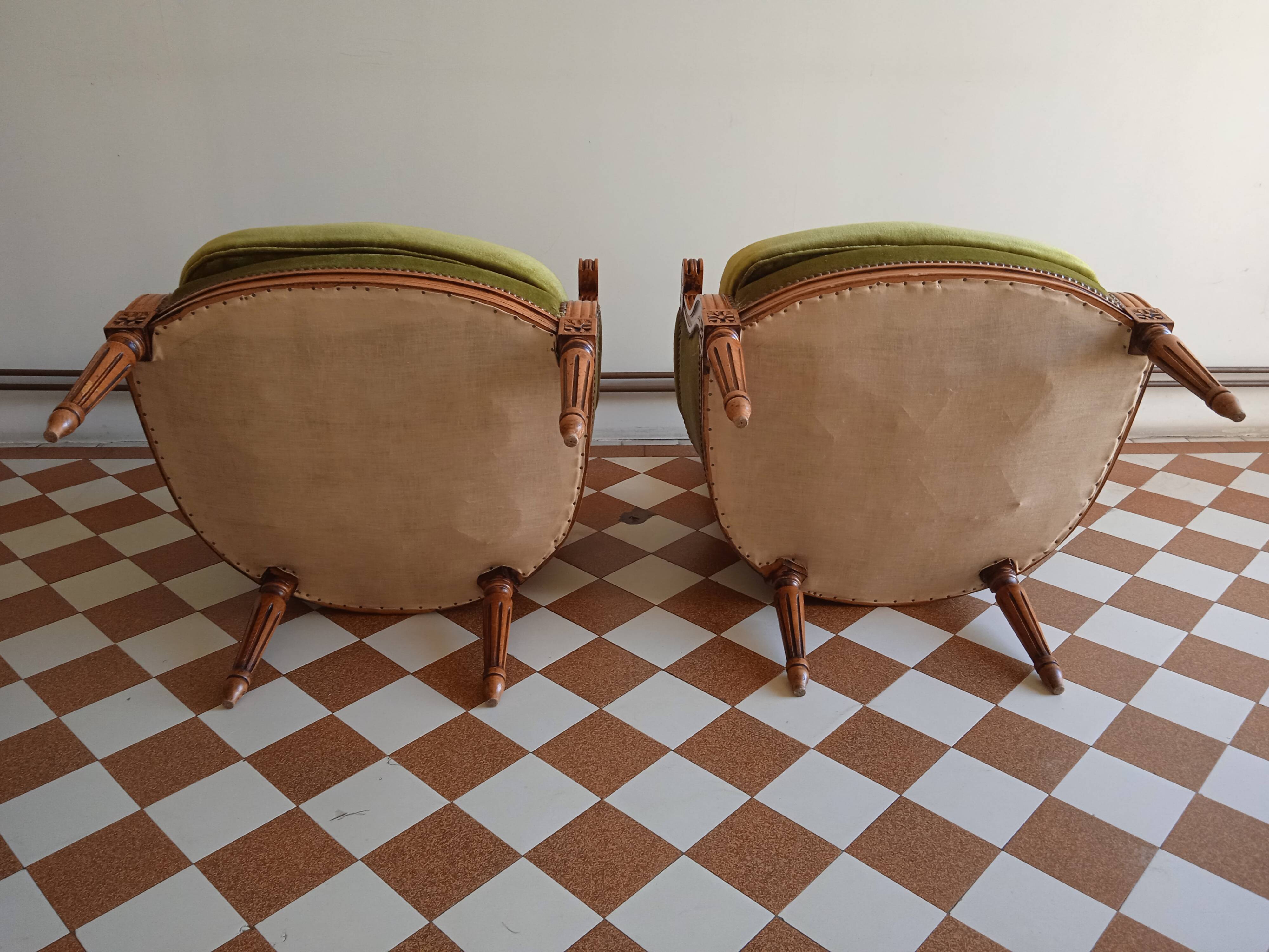 Pair of armchairs