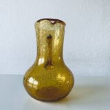 Bubble glass pitcher