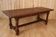 Large monastery style oak farmhouse table