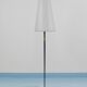 Lampe sur pied en laiton MidCentury de Rupert Nikoll, interrupteur manuel Carl Aubock, Autriche, 1950