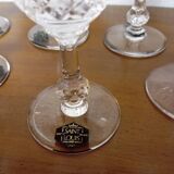 7 Saint Louis Crystal glasses