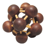 Wooden geographical sculpture 70s