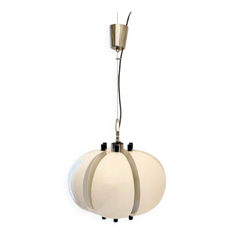 Space age " Spicchio " Chandelier, by Aroldi & Aroldi for Stilnovo, Italy 1970s