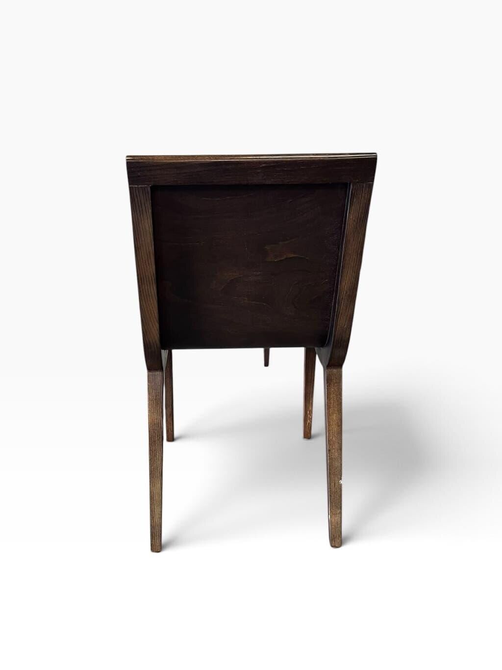 Set of 6 vintage curved wooden chairs
