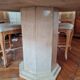 Travertine table