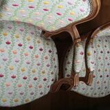 Pair of Louis XV style armchairs