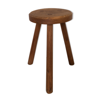 Raw teak stool