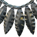 1960s wrought iron sun mirror from France