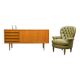 Fauteuil Chesterfield en cuir vert olive