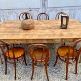 Large bistro table old farmhouse table solid wood Length 200 x Width 98 cm