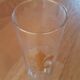 Faceted crystal vase decorated with lily flower