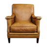 Fauteuil en cuir de vache