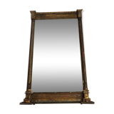 Very old fireplace mirror 99 x 65 cm