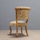 Antique Louis-Philippe armchair in wood, Italy, 19th century