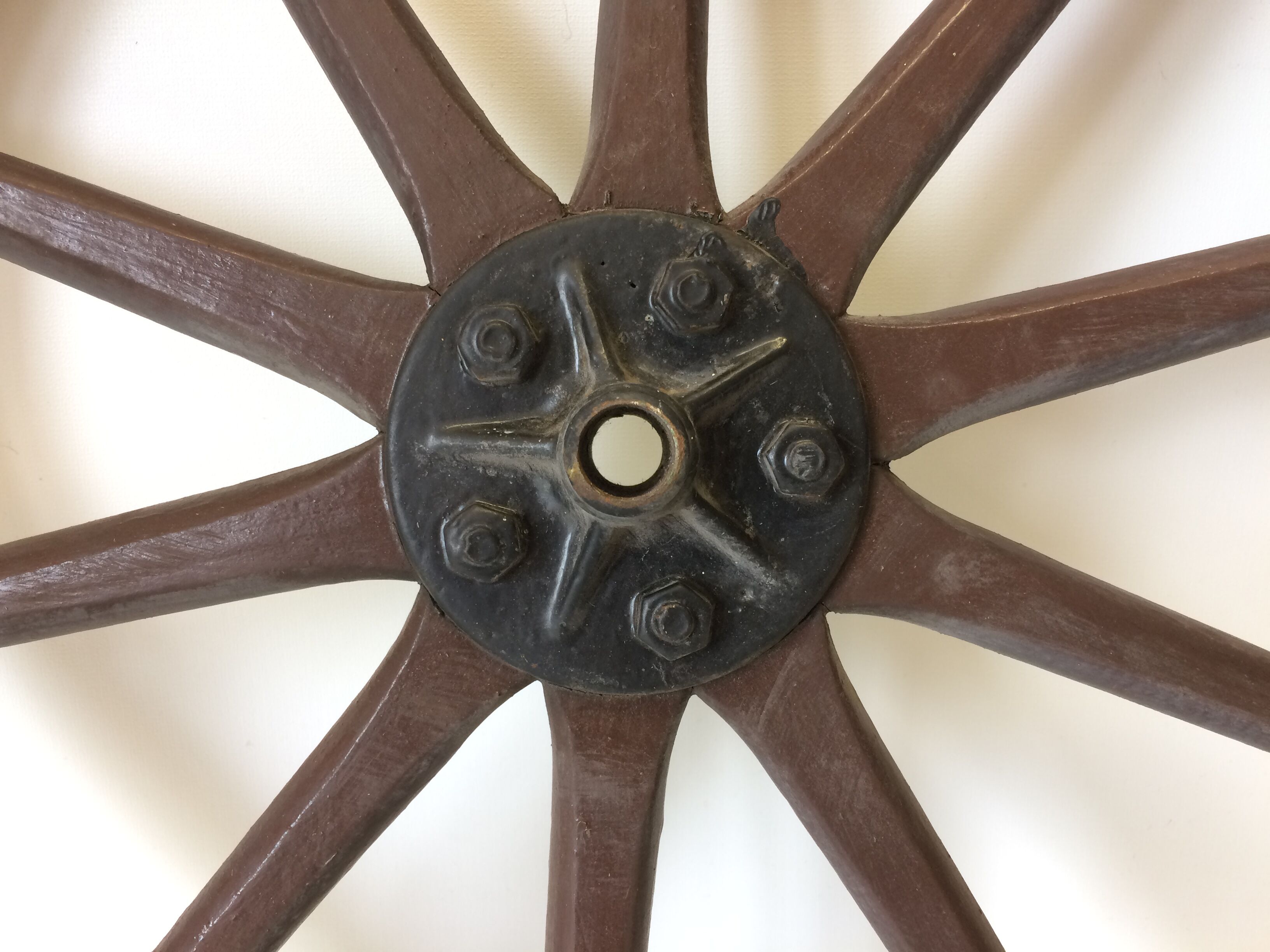 Old wooden wheel