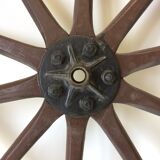 Old wooden wheel