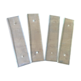 Set of 4 GM beveled glass cleaning plates