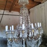 19th century chandelier with tassels