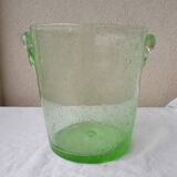 Bubble glass champagne bucket