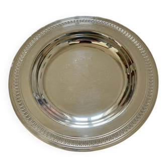 Christofle silver metal carafe tray