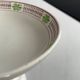 Footed compote Digoin Sarreguemines Pise, vintage earthenware
