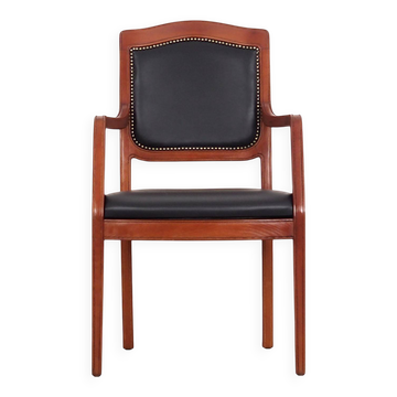 Chaise en hêtre, design danois, années 1970, production : Danemark