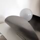Space age wall sconces - brushed stainless steel - italian design - 1970