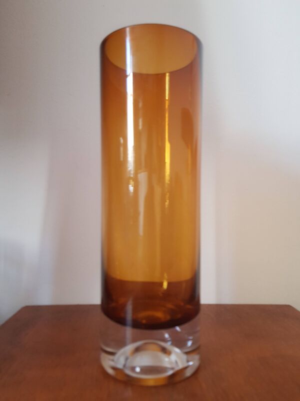 Vase en verre Aseda ''skol'' par Bo Borgstrom