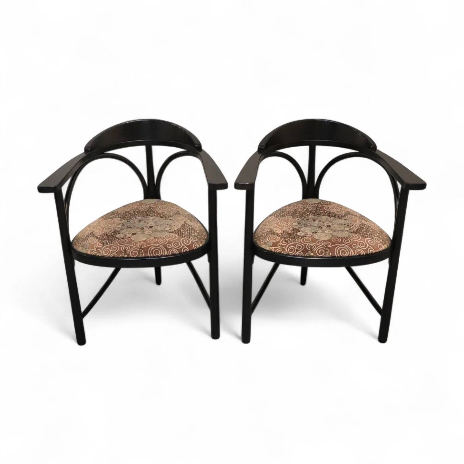 2 x Thonet triangle chair by Michael Thonet