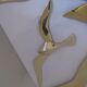 Wall Decoration Set 6 X Seagull / Swallow / Bird. Brass 70 / 80s