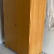 Vintage wardrobe with tapered legs