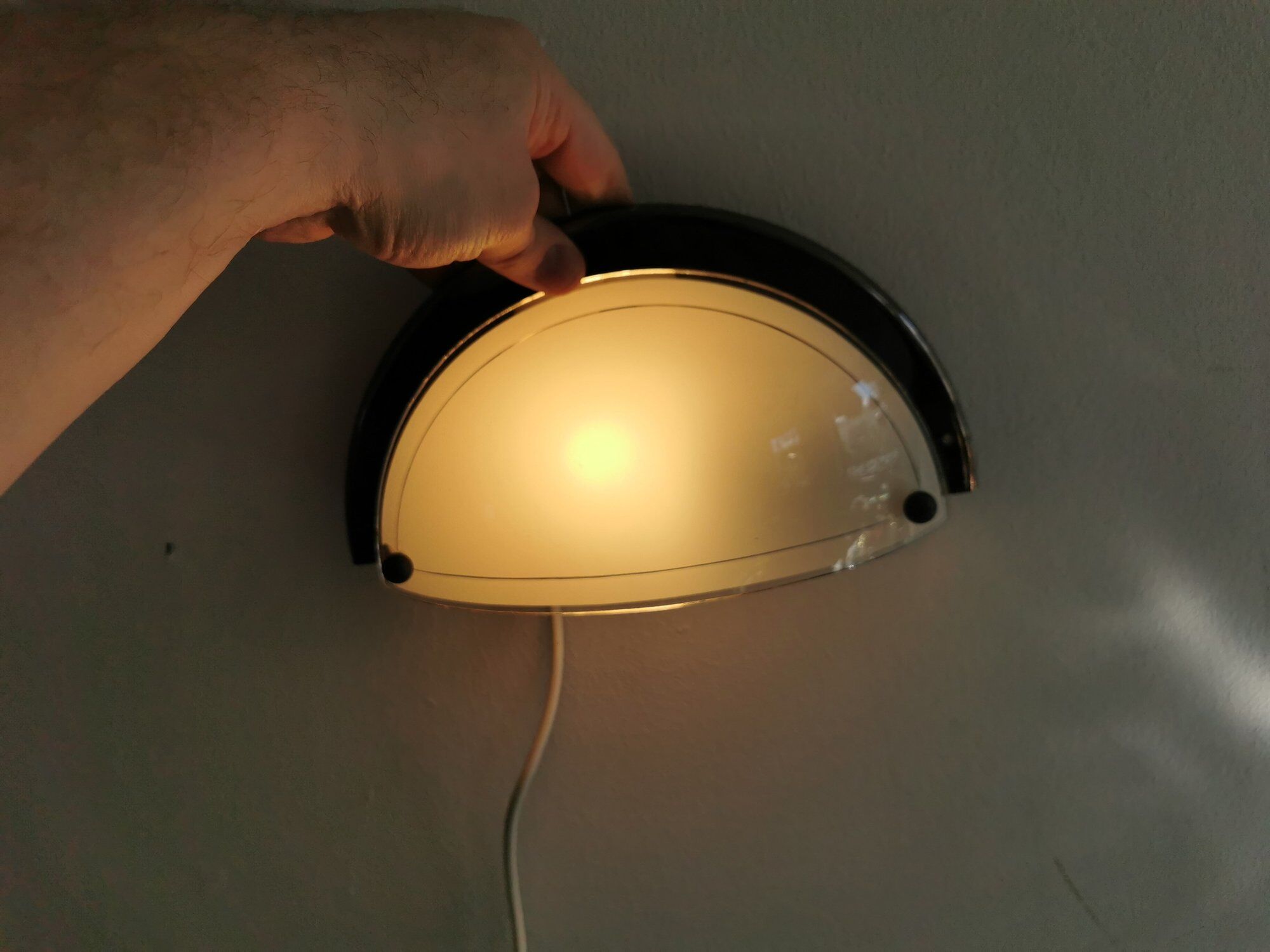 Set of 5 Danish Odreco wall lamps 80s 90s