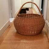 Panier coffre en rotin