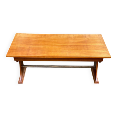 Table basse rectangulaire Louis XV en bois