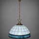 Tiffany-style pendant lamp.