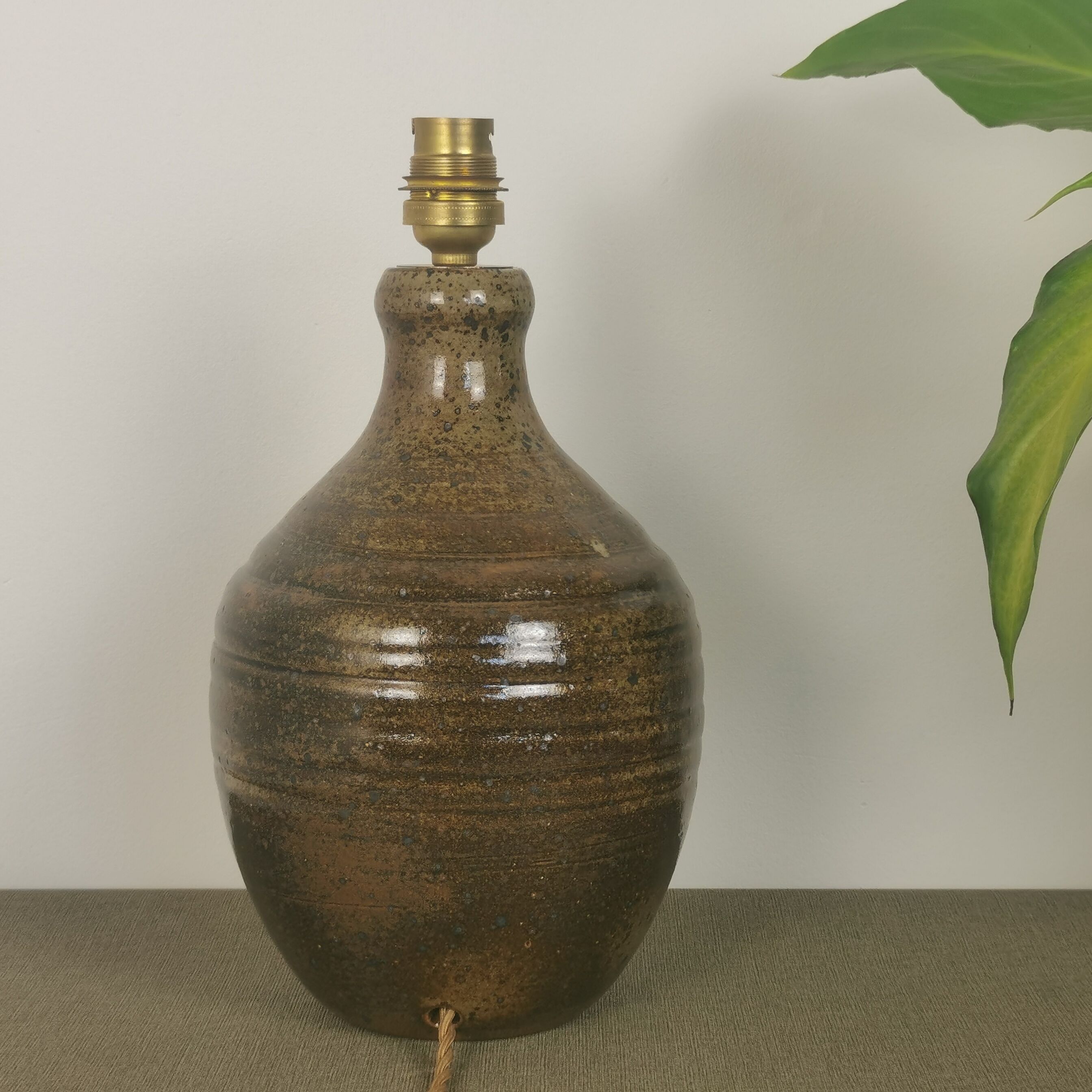 Lampe en grès