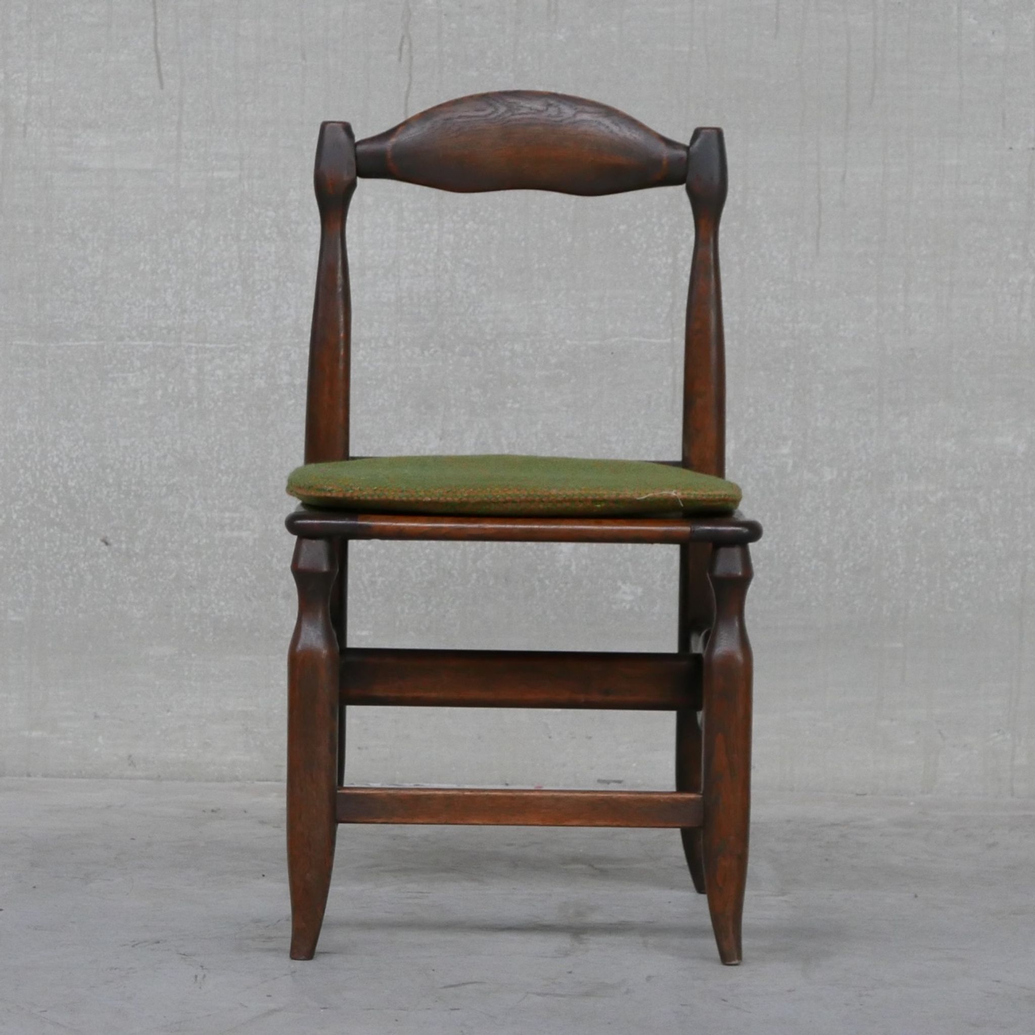 Set of six chairs by Guillerme et Chambron