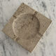 Vintage stone square ashtray