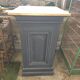 Patinated wooden base for a Medici vase or statue.