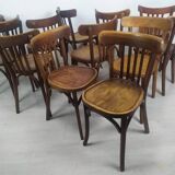 12 chaises bistrot Baumann