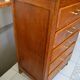 Chiffonnier vintage en chêne pieds compas