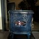 Vintage "Le Non Pareil" cast iron blue enamel pan – Upcycled to bioethanol